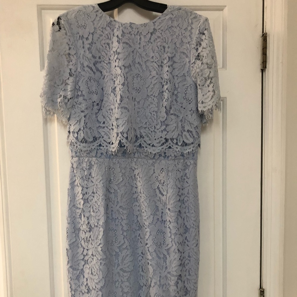 ASOS lace midi dress size 8. Easter! Light blue